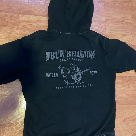 True religion hoodie black - Picture 2 of 3